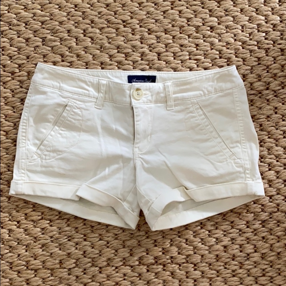 American Eagle Khaki Shorts - 0